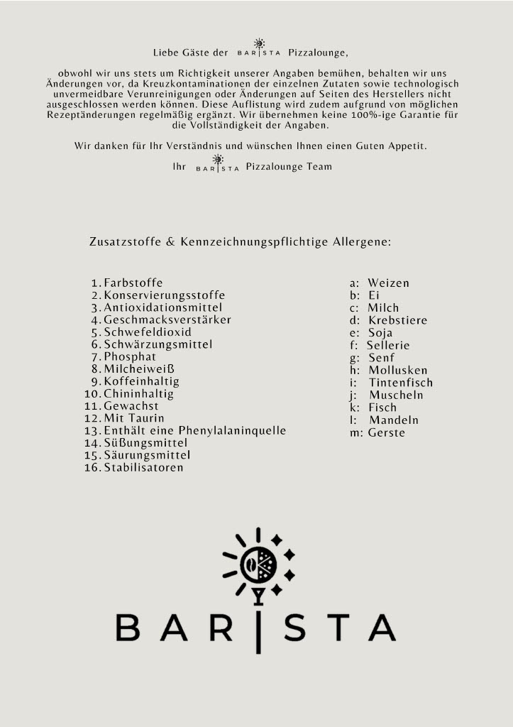 Speisekarte