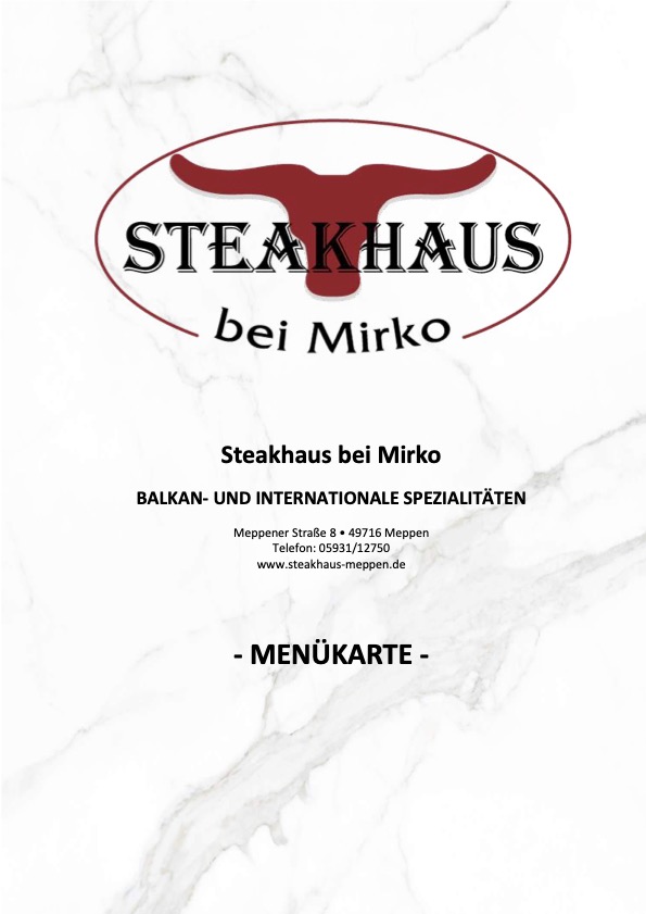 Speisekarte
