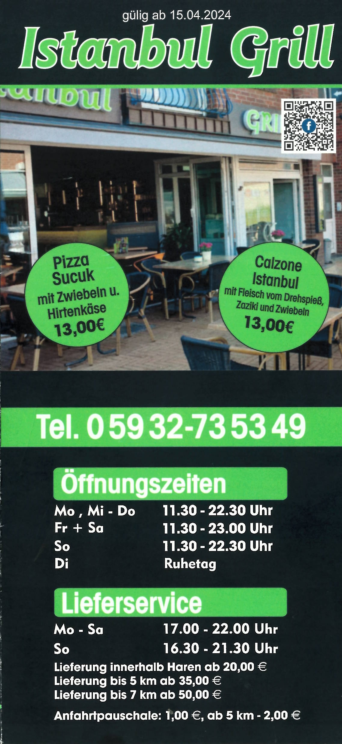 Speisekarte