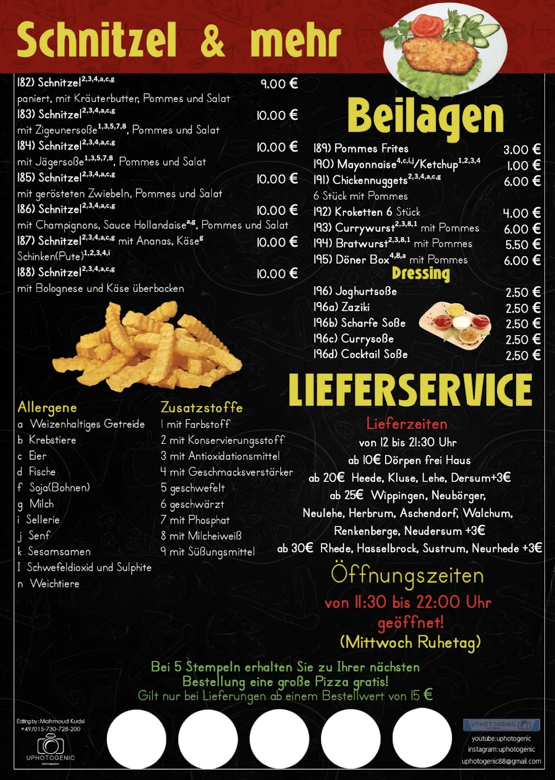 Speisekarte