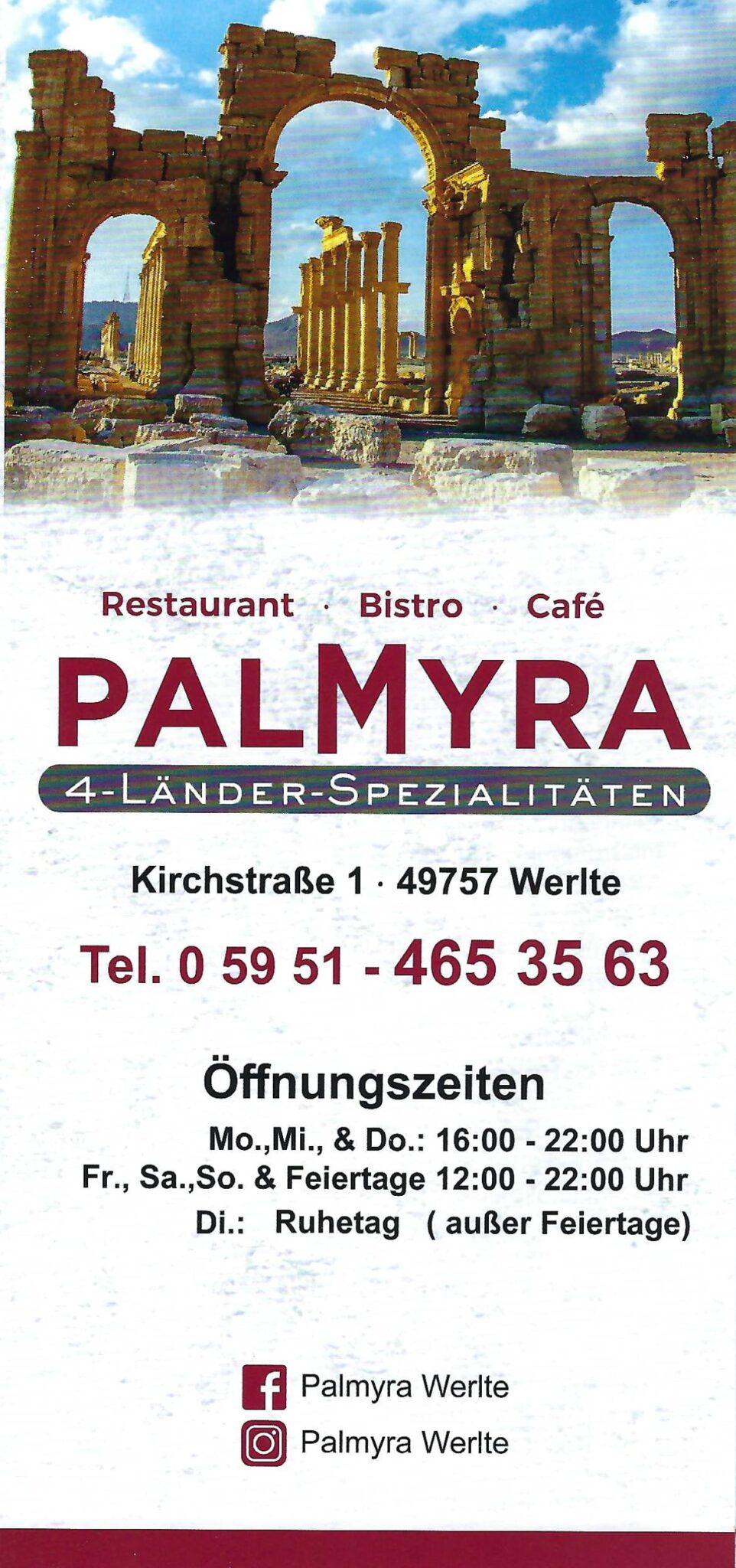 Speisekarte
