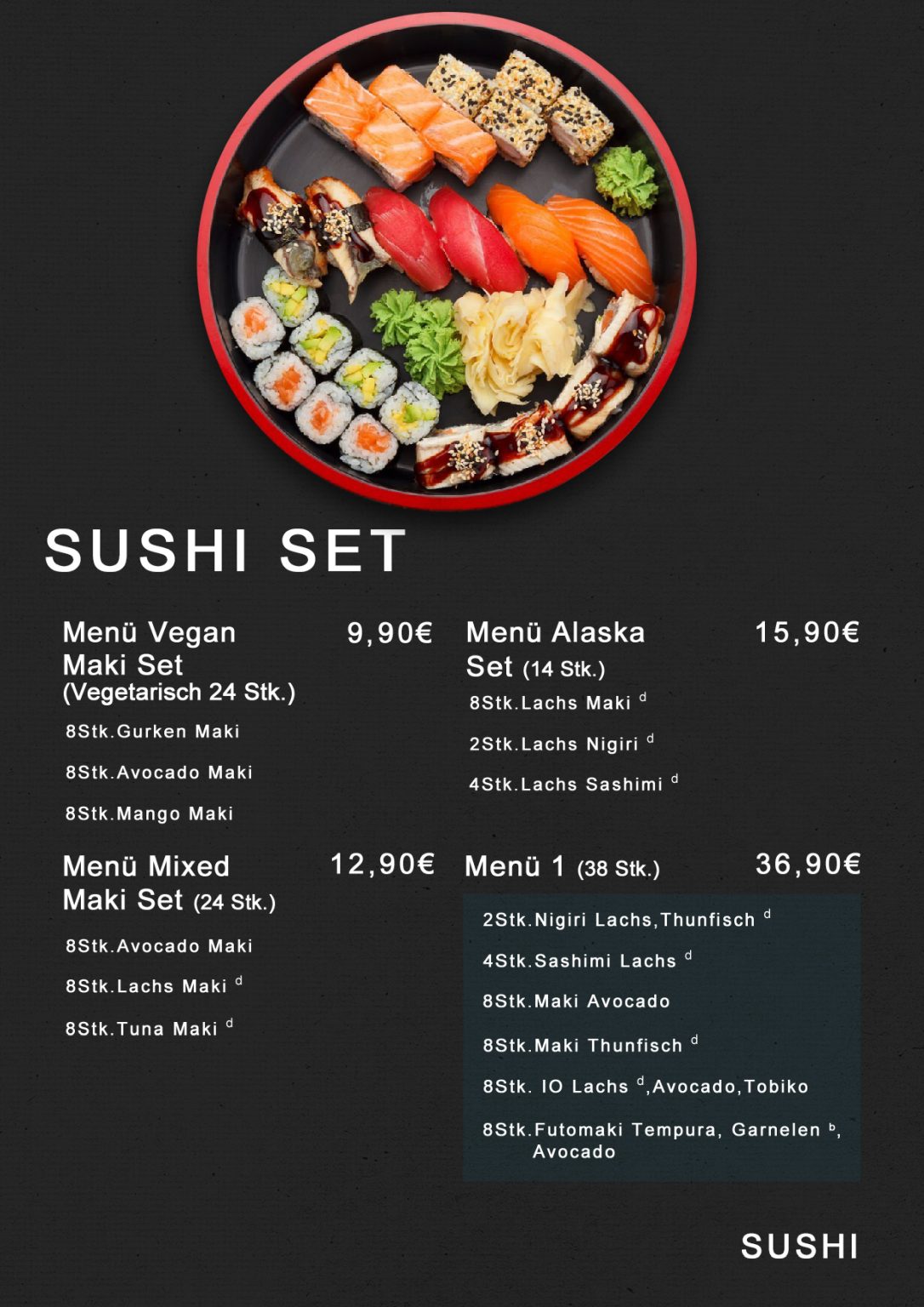 Speisekarte